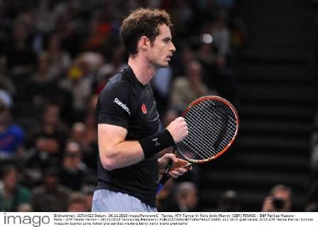 Tennis, ATP-Turnier in Paris Andy Murray (GBR) TENNIS : BNP Paribas Masters - Paris - ATP Tennis Herren - 04 11 2015 Tennismag Panoramic 