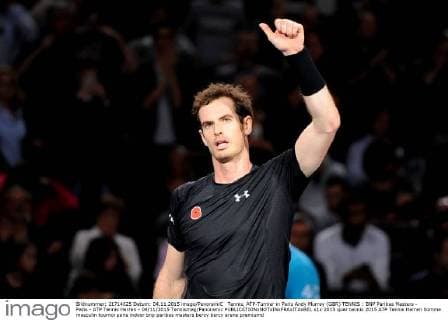 Tennis, ATP-Turnier in Paris Andy Murray (GBR) TENNIS : BNP Paribas Masters - Paris - ATP Tennis Herren - 04 11 2015 Tennismag Panoramic 