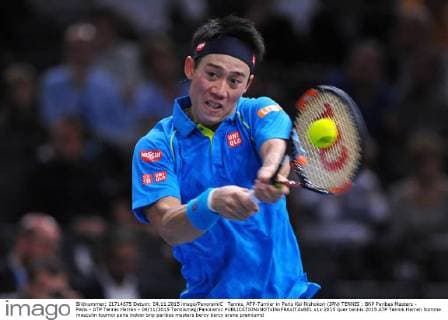 Tennis, ATP-Turnier in Paris Kei Nishokori (JPN) TENNIS : BNP Paribas Masters - Paris - ATP Tennis Herren - 04 11 2015 Tennismag Panoramic 