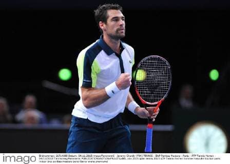 Jeremy Chardy (FRA) TENNIS : BNP Paribas Masters - Paris - ATP Tennis Herren - 04 11 2015 Tennismag Panoramic 