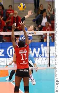 Stuttgart Volleyball DVV-Pokal Allianz MTV Stuttgart vs. Rote Raben Vilsbiburg, Julia Wenzel (Stuttgart)