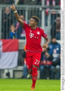 GER, UEFA CL, FC Bayern Muenchen (GER) vs. FC Arsenal 04.11.2015, Allianz Arena, Muenchen, GER, UEFA CL, FC Bayern Muenchen (GER) vs. FC Arsenal , im Bild Jubel nach dem Tor zum 3-0 durch David Alaba (FCB 27) nphxStraubmeier