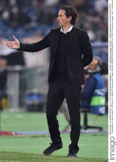 Fußball, Champions League, AS Rom - Bayer Leverkusen As Roma 04 11 2015 - campionato di calcio serie A AS Roma vs. Bayer 04 Leverkusen: Roger Schmidt 