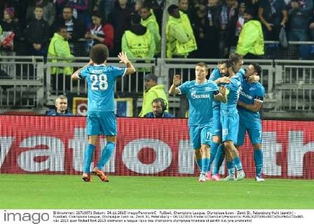 Fußball, Champions League, Olympique Lyon - Zenit St. Petersburg Hulk (zenith) - Fussball, Champions League, Olympique Lyon vs. Zenit St. Petersburg - 04 11 2015 FredericChambert Panoramic 