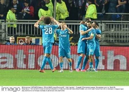 Hulk (zenith) - Fussball, Champions League, Olympique Lyon vs. Zenit St. Petersburg - 04 11 2015 FredericChambert Panoramic 