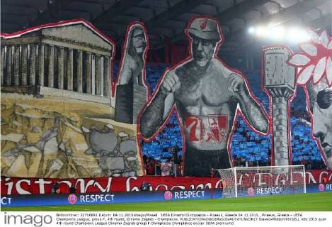 UEFA Dinamo Olympiakos - Piraeus, Greece 04.11.2015., Piraeus, Greece - UEFA Champions League, group F, 4th round, Dinamo Zagreb - Olympiacos.  SlavkoxMidzor PIXSELL
