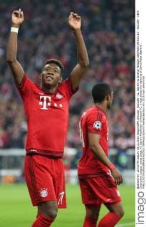 SOCCER - CL, Bayern vs Arsenal MUNICH,GERMANY,04.NOV.15 - SOCCER - UEFA Champions League, group stage, FC Bayern Muenchen vs Arsenal FC. Image shows the rejoicing of David Alaba (Bayern). GEPAxpictures xThomasxBachun