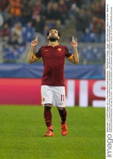 IPP20151104 Football - soccer: UEFA Champions League, AS Rom - Bayer 04 leverkusen, 11 Mohamed Salah (Hinweis: Verwendung nur in Deutschland - only Germany) xHOCHxZWEIx xItalyxPhotoxPressx 