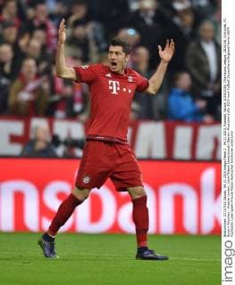 04.11.2015, Fussball, Saison 2015 2016, Champions League, 2015 16, Vorrunde, FC Bayern München - Arsenal London, Jubel Robert Lewandowski (Bayern Muenchen)