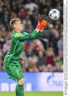 Fußball, Champions League, FC Barcelona - BATE Baryssau SPAIN- Nov.4- SPAIN: Marc-Andre Ter Stegen during the match between FC Barcelona Barca vs Bate Borisov, for the Round 4 of the Champions League, played at the Camp Nou Stadium on 4th Nov. 2015 in Barcelona, Spain. (Photo by MIKEL TRIGUEROS URBANANDSPORT CORDON PRESS) 