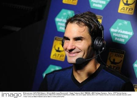 Roger Federer (SUI) TENNIS : BNP Paribas Masters - Paris - ATP Tennis Herren - 04 11 2015 Tennismag Panoramic 