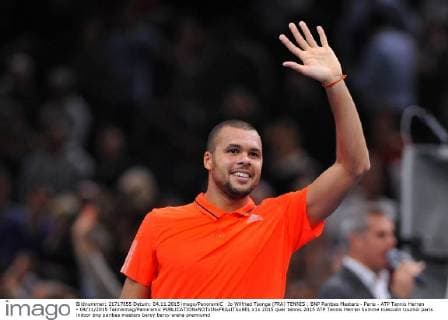 Jo Wilfried Tsonga (FRA) TENNIS : BNP Paribas Masters - Paris - ATP Tennis Herren - 04 11 2015 Tennismag Panoramic 