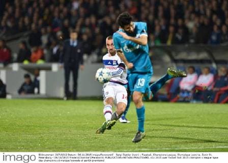 Sergi Darder (lyon) - Fussball, Champions League, Olympique Lyon vs. Zenit St. Petersburg - 04 11 2015 FredericChambert Panoramic 