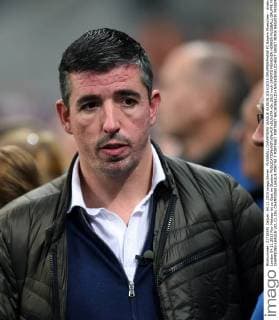 FUSSBALL CHAMPIONS LEAGUE SAISON 2014 2015 GRUPPENPHASE FC Bayern Muenchen - Arsenal London 04.11.2015 Roy Makaay ist zu Gast im Stadion 