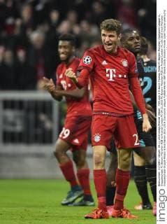 TOR zum 2:0 durch Thomas Müller FC Bayern München Champions League CL Gruppenphase FC Bayern München FCB vs Arsenal London FC 04.11.2015 FC Bayern München FCB vs Arsenal London FC