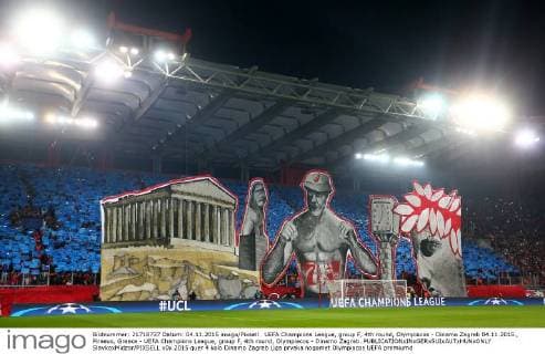 UEFA Champions League, group F, 4th round, Olympiacos - Dinamo Zagreb 04.11.2015., Piraeus, Greece - UEFA Champions League, group F, 4th round, Olympiacos - Dinamo Zagreb.  SlavkoxMidzor PIXSELL