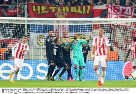 UEFA Champions League, group F, 4th round, Olympiacos - Dinamo Zagreb 04.11.2015., Piraeus, Greece - UEFA Champions League, group F, 4th round, Olympiacos - Dinamo Zagreb. Eduardo.  SlavkoxMidzor PIXSELL