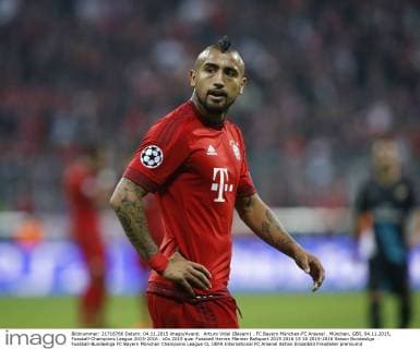 Arturo Vidal (Bayern) . FC Bayern München-FC Arsenal . München, GER, 04.11.2015, Fussball-Champions League 2015-2016 .
