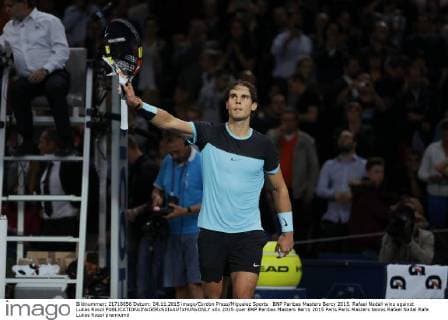 BNP Paribas Masters Bercy 2015, Rafael Nadall wins against Lukas Rosol 