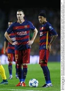 Thomas Vermaelen, Neymar (Barcelona), NOVEMBER 4, 2015 - Football Soccer : UEFA Champions League Group E match between FC Barcelona Barca 3-0 FC Bate Borisov at Camp Nou stadium in Barcelona, Spain. Noxthirdxpartyxsales  (oqma017640)