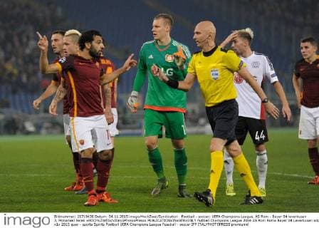 Football - soccer: UEFA Champions League, AS Rom - Bayer 04 leverkusen 3, Mohamed Salah xHOCHxZWEIx xItalyxPhotoxPressx 