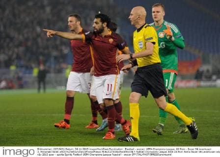 Football - soccer: UEFA Champions League, AS Rom - Bayer 04 leverkusen 3, Mohamed Salah xHOCHxZWEIx xItalyxPhotoxPressx 