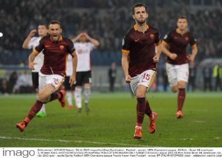 Football - soccer: UEFA Champions League, AS Rom - Bayer 04 leverkusen 3, Miralem Pjanic xHOCHxZWEIx xItalyxPhotoxPressx 