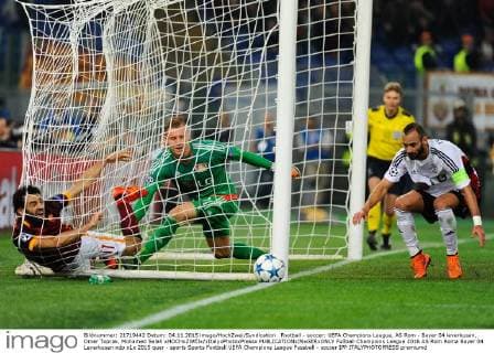Football - soccer: UEFA Champions League, AS Rom - Bayer 04 leverkusen, Omer Toprak, Mohamed Salah xHOCHxZWEIx xItalyxPhotoxPressx 