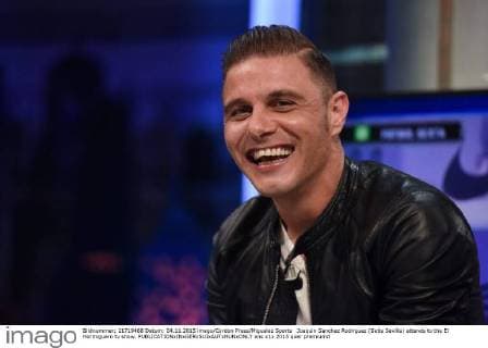 Joaquin Sanchez Rodriguez (Betis Sevilla) attends to the El Hormiguero tv show. 