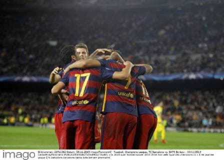 Fussball, Champions League, FC Barcelona vs. BATE Borisov - 04 11 2015 CarlosMira Panoramic 