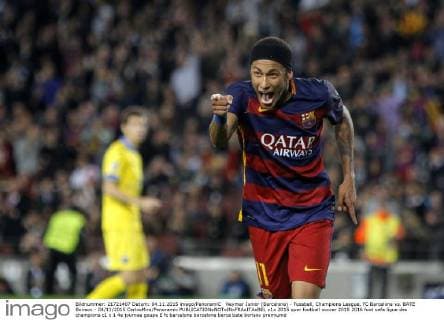 Neymar Junior (Barcelona) - Fussball, Champions League, FC Barcelona vs. BATE Borisov - 04 11 2015 CarlosMira Panoramic 