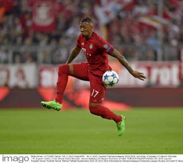 04.11.2015, Fussball Championsleague 2015 2016, Vorrunde, 4.Spieltag, FC Bayern München - FC Arsenal London, in der Allianz-Arena München. Jerome Boateng (FC Bayern München) am Ball. 