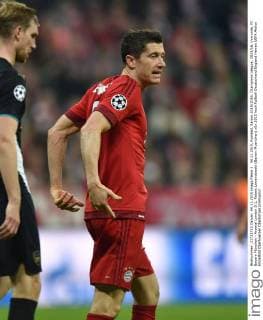 04.11.2015, Fussball, Saison 2015 2016, Champions League, 2015 16, Vorrunde, FC Bayern München - Arsenal London 5:1, Robert Lewandowski (Bayern Muenchen)