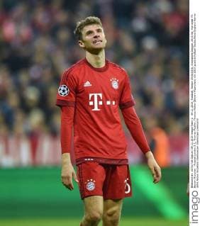04.11.2015, Fussball, Saison 2015 2016, Champions League, 2015 16, Vorrunde, FC Bayern München - Arsenal London 5:1, Thomas Mueller, Thomas Müller (Bayern Muenchen)