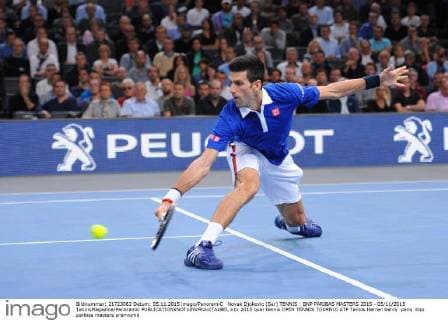 Novak Djokovic (Ser) TENNIS : BNP PARIBAS MASTERS 2015 - 05 11 2015 TennisMagazine Panoramic 