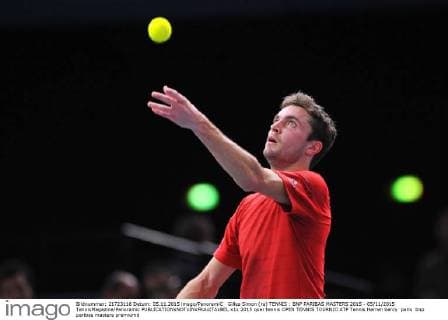 Gilles Simon (ra) TENNIS : BNP PARIBAS MASTERS 2015 - 05 11 2015 TennisMagazine Panoramic 