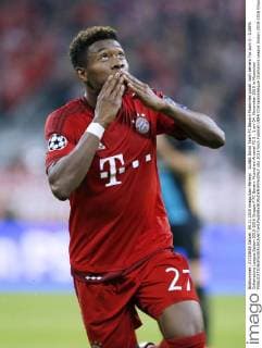ALABA David Team FC Bayern Muenchen jubelt nach seinem Tor zum 3 : 0 UEFA Cchampions League Saison 2015-2016 Gruppe F FC Bayern Muenchen-Arsenal FC 5 : 1 am 04. November 2015 in Muenchen 