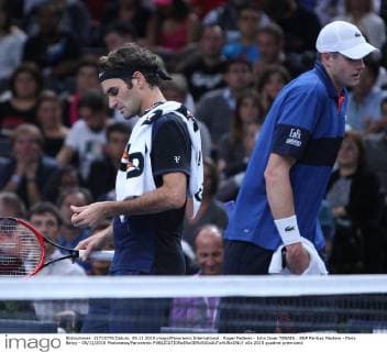 Roger Federer - John Isner TENNIS : BNP Paribas Masters - Paris Bercy - 05 11 2015 Photonews Panoramic 