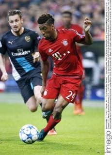 COMAN Kingsley Team FC Bayern Muenchen UEFA Cchampions League Saison 2015-2016 Gruppe F FC Bayern Muenchen-Arsenal FC 5 : 1 am 04. November 2015 in Muenchen 
