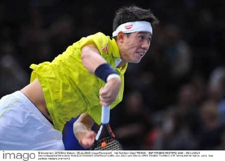 Kei Nishikori (Jap) TENNIS : BNP PARIBAS MASTERS 2015 - 05 11 2015 TennisMagazine Panoramic 