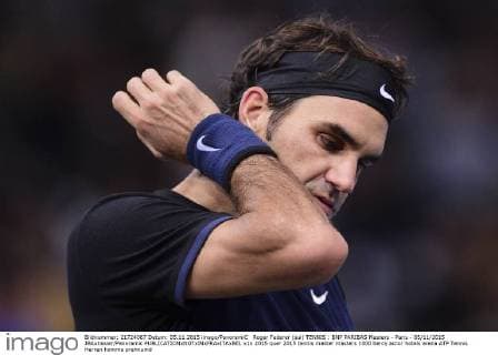 Roger Federer (sui) TENNIS : BNP PARIBAS Masters - Paris - 05 11 2015 JBAutissier Panoramic 