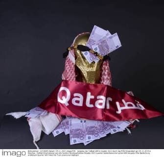 Vergabe der Fußball WM in Quatar 2022 durch die FIFA fotografiert am 05.11.2015 in München. Fußball International