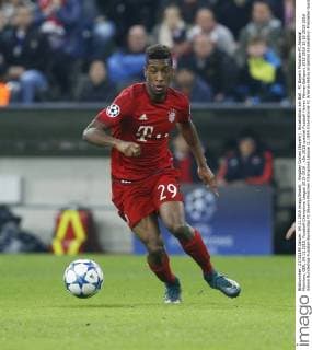 Kingsley Coman (Bayern) . Einzelaktion am Ball . FC Bayern München-FC Arsenal . München, GER, 04.11.2015, Fussball-Champions League 2015-2016 .