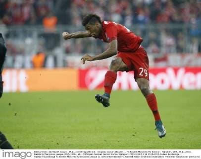 Kingsley Coman (Bayern) . FC Bayern München-FC Arsenal . München, GER, 04.11.2015, Fussball-Champions League 2015-2016 .