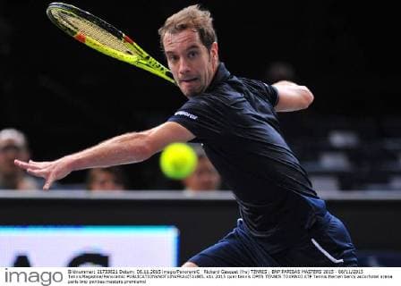 Richard Gasquet (fra) TENNIS : BNP PARIBAS MASTERS 2015 - 06 11 2015 TennisMagazine Panoramic 