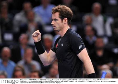 Andy Murray (GBR) TENNIS : BNP Paribas Masters - Paris - ATP Tennis Herren - 06 11 2015 Tennismagazine Panoramic 