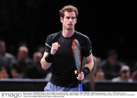 Andy Murray (GBR) TENNIS : BNP Paribas Masters - Paris - ATP Tennis Herren - 06 11 2015 Tennismagazine Panoramic 