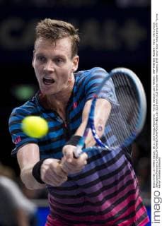 Tomas Berdych (cze) TENNIS : BNP PARIBAS Masters - Paris - 06 11 2015 JBAutissier Panoramic 