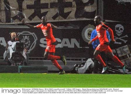 Fußball, SCO Angers - Stade Rennes Abdoulaye DOUCOURE (srfc) - Fussball Frankreich, Ligue 1, SCO Angers vs. Stade Rennes - 06 11 2015 FEP Panoramic 