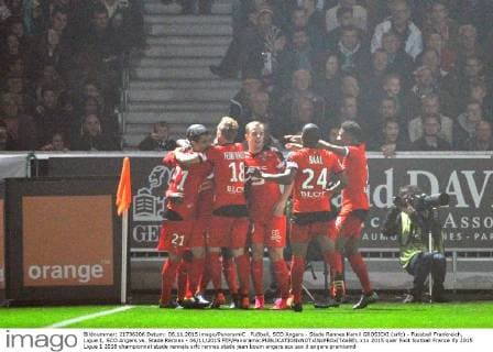 Fußball, SCO Angers - Stade Rennes Kamil GROSICKI (srfc) - Fussball Frankreich, Ligue 1, SCO Angers vs. Stade Rennes - 06 11 2015 FEP Panoramic 